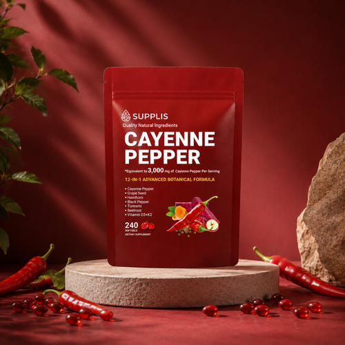 SUPPLIS® Capsaicin Softgels (240ct)